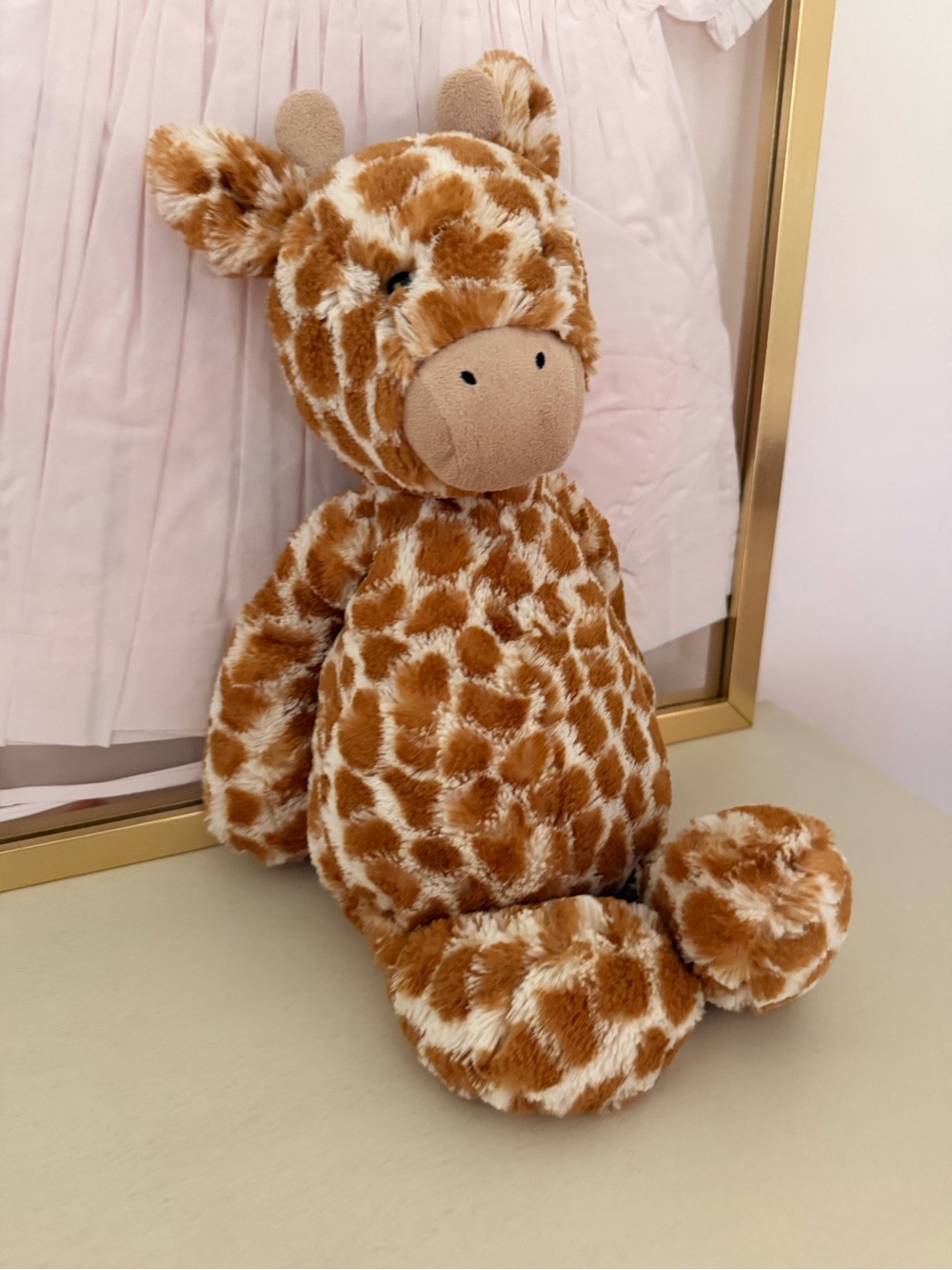 Jellycat Brown and Cream Giraffe Plush Toy